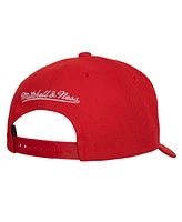 Men's Mitchell & Ness Red Detroit Red Wings Team Ground Pro Adjustable Hat