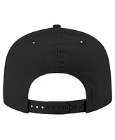 Men's New Era Houston Rockets Black and White 9FIFTY Snapback Hat