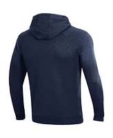 Men's Under Armour Navy Notre Dame Fighting Irish Play Like A Champion Today All Day Raglan Fleece Hoodie