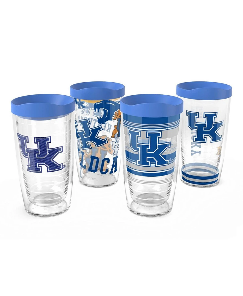 Tervis Tumbler Kentucky Wildcats Four-Pack 16 Oz Classic Tumbler Set