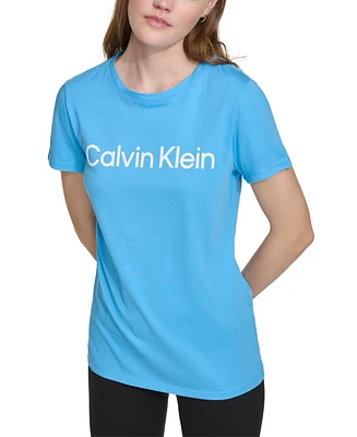 Calvin Klein Women's Logo Graphic Short-Sleeve Top