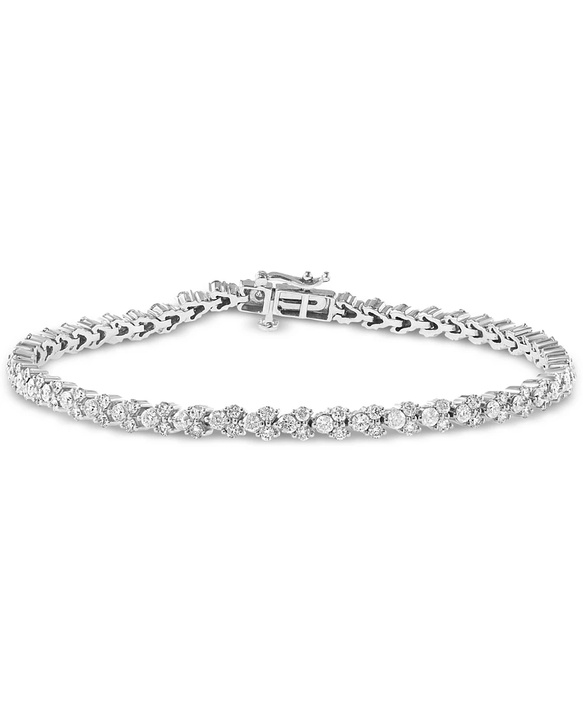 Effy Diamond Bracelet (3-3/8 ct. t.w.) in 14k White Gold