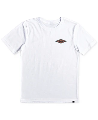 Quiksilver Big Boys Cotton Fossilized Logo Graphic T-Shirt