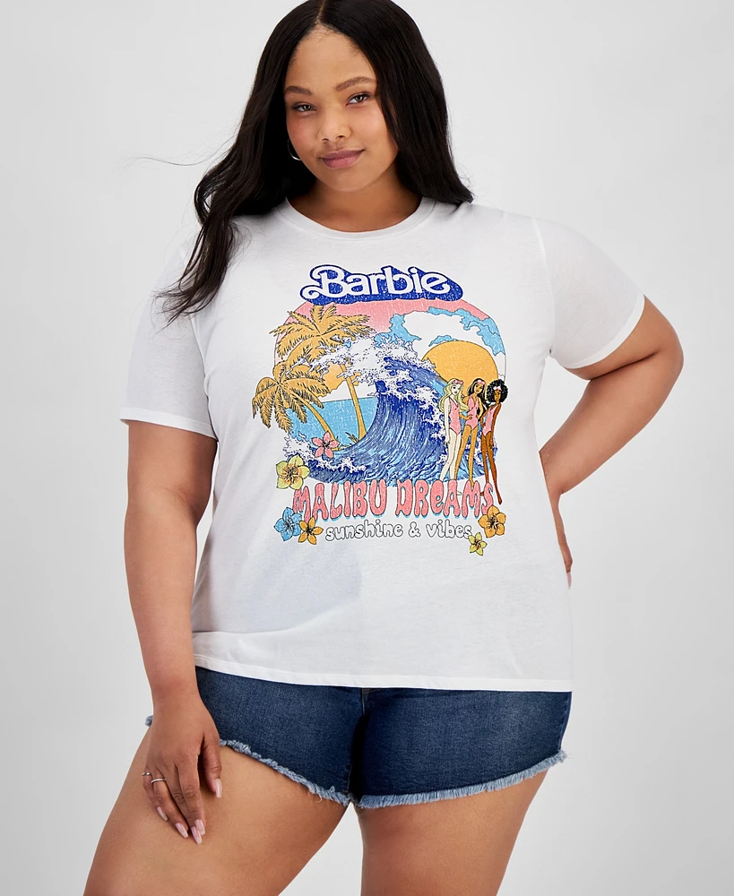 Love Tribe Trendy Plus Malibu Barbie Graphic T-Shirt