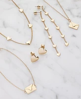 Kleinfeld Gold-Tone Love Letter Pendant Necklace