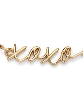Kleinfeld Gold-Tone Xoxo Script Delicate Bracelet