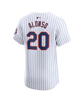 Men's Nike Pete Alonso White New York Mets Home Elite Jersey