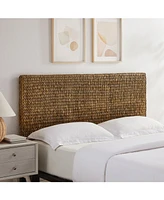 Crosley Edgewater King Seagrass Rattan Headboard