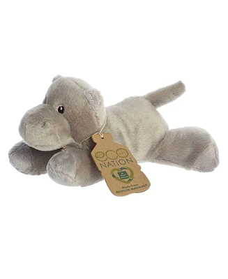 Aurora Small Eco Softies Hippo Eco Nation Eco-Friendly Plush Toy Grey 8.5"