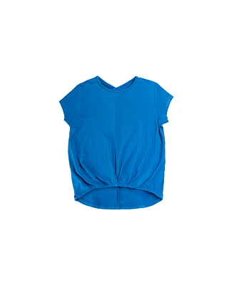 Child Bailey Azure Solid Jersey Tee