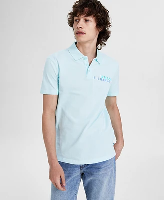 A|X Armani Exchange Men's Short Sleeve Multicolor Logo Polo Shirt, Created for Macy's