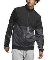 adidas Men's Half-Camo Full-Zip Tricot Track Jacket