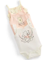 Disney Baby Winnie-the-Pooh Bodysuits, Pack of 3