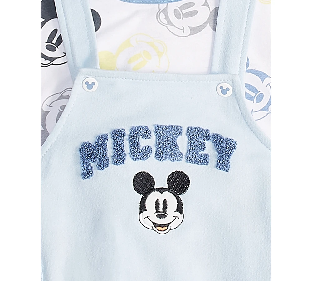 Disney Baby Mickey Mouse T-Shirt & Shortall, 2 Piece Set