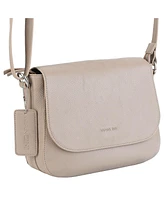 Mancini Women's Pebbled Amy Crossbody Handbag