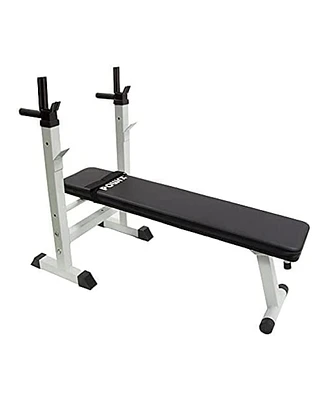 Weight Bench with Preacher Curl and Leg Developer for Indoor Exercise