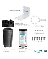 Aquasure Fortitude V2 Series Multi-purpose Whole House Water Treatment System with Siliphos