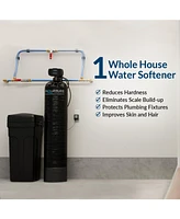 Aquasure Harmony Series | 64,000 Grains Whole House Water Softener & 75 Gpd Reverse Osmosis System Bundle