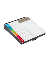 Dry-Erase Glass Board Memo Station, Desk Organizer