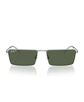 Ray-Ban Unisex Polarized Sunglasses, Emy Rb3741