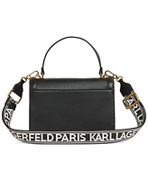 Karl Lagerfeld Paris Simone Medium Leather Crossbody