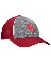 Men's Top of the World Heather Gray Oklahoma Sooners Nimble Adjustable Hat