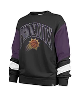 Women's '47 Brand Black Phoenix Suns 2023/24 City Edition Nova Crew Sweatshirt