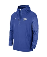 Men's Nike Royal Kentucky Wildcats 2023 Sideline Player Quarter-Zip Hoodie Jacket