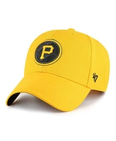 Men's '47 Brand Gold Pittsburgh Pirates 2023 City Connect Mvp Adjustable Hat