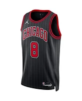 Men's and Women's Jordan Zach LaVine Black Chicago Bulls Swingman Jersey - Statement Edition