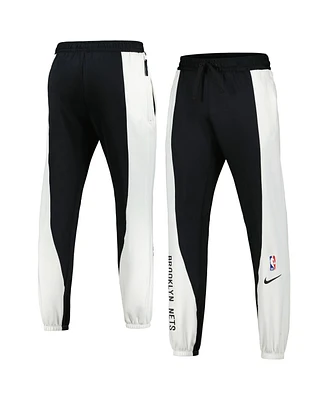Men's Nike Black, White Brooklyn Nets 2023/24 Authentic Showtime Pants