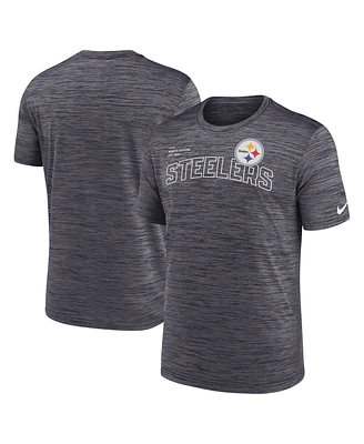 Men's Nike Black Pittsburgh Steelers Velocity Arch Performance T-shirt