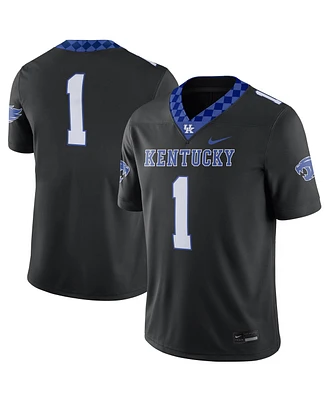 Men's Nike #1 Black Kentucky Wildcats Alternate Game Jersey