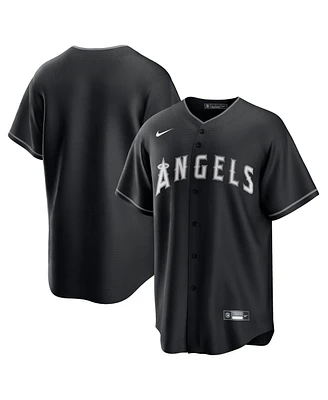 Men's Nike Black, White Los Angeles Angels Official Replica Jersey