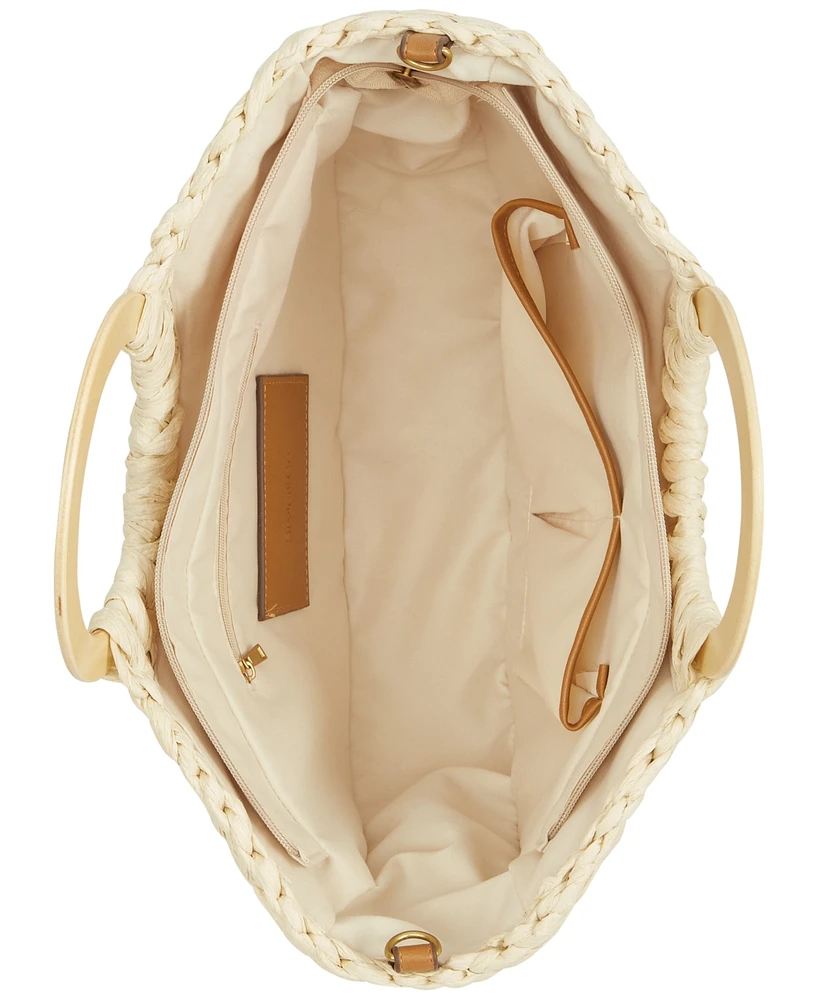 Style & Co Straw Tote Crossbody, Created for Macy's