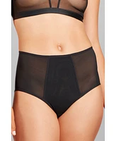 Siella Women's Power Mesh High Waist Brief