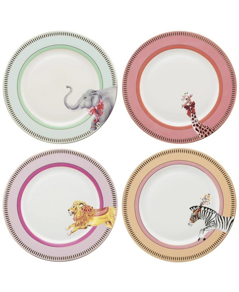 Yvonne Ellen Animal Side Plates, Set of 4