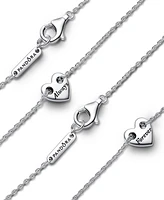 Pandora Forever Always Splittable Heart Collier Necklaces