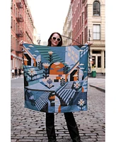 Jessie Zhao New York Double Sided Silk Scarf Of Imagination