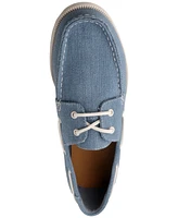 Club Room Men's Elliot Denim Boat Shoes, Created for Macy's