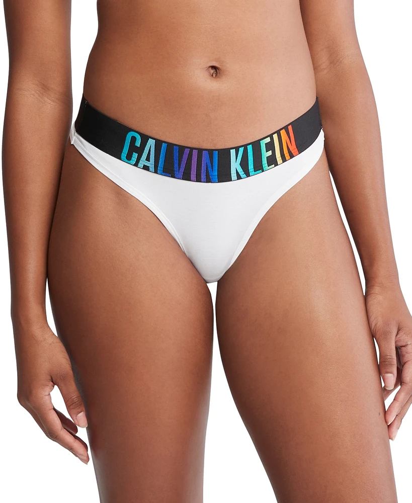 Calvin Klein Intense Power Pride Cotton Thong Underwear QF7833