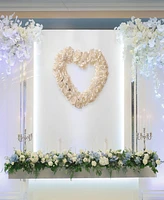 National Tree Company 17" Rose Heart Wreath