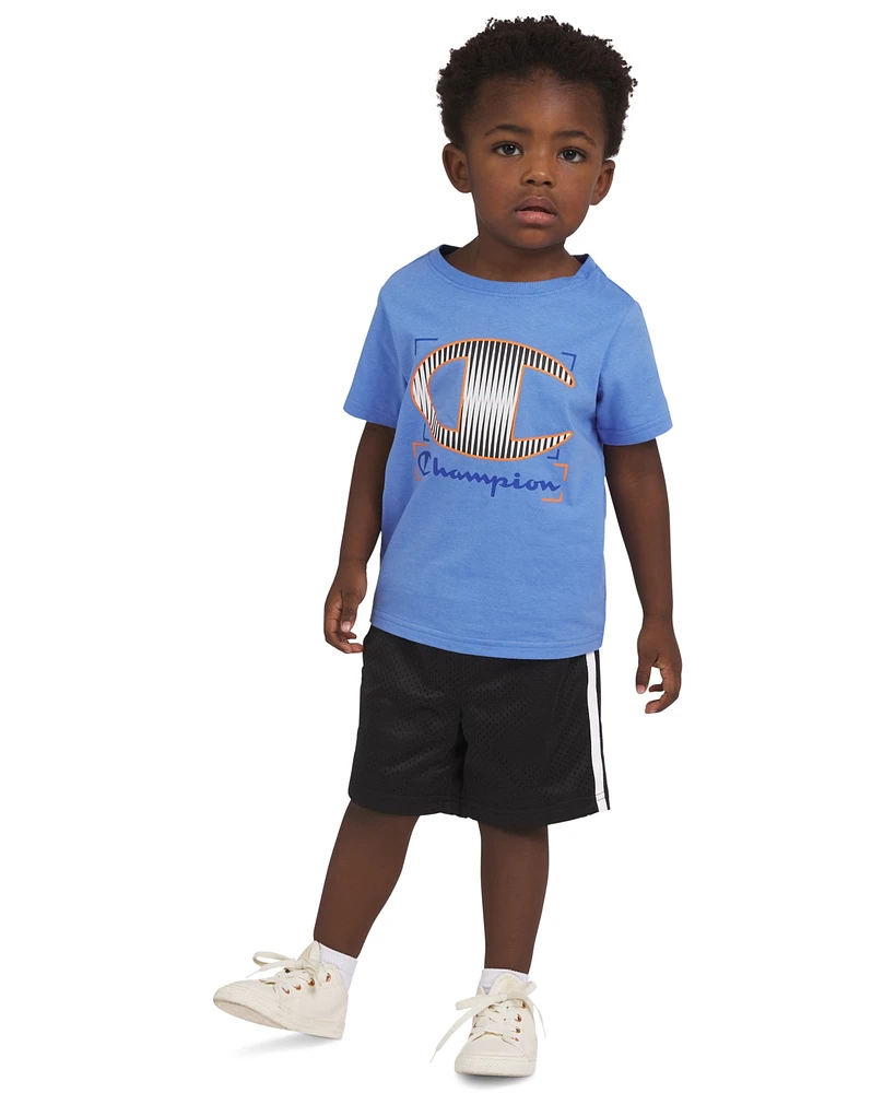 Champion Toddler Boys Logo Graphic T-Shirt & Shorts, 2 Piece Set