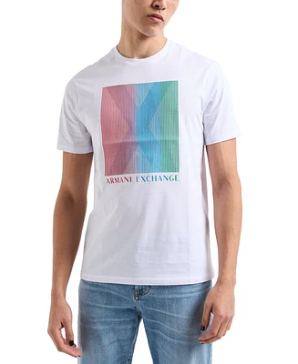 A|X Armani Exchange Men's Gradient-Box Logo T-Shirt