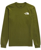 The North Face Men's Box Nse Standard-Fit Logo Graphic Long-Sleeve T-Shirt