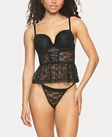 Jezebel Women's Rachel Uw Stretch Lace 2 Pc. Cami Panty Set