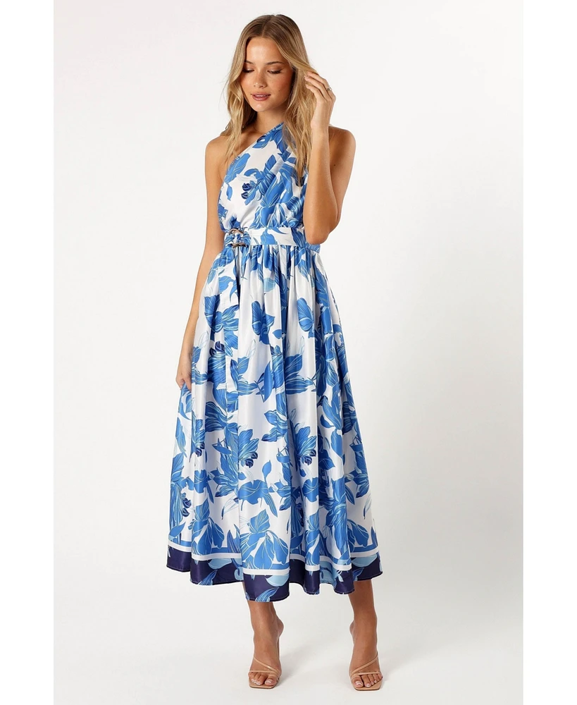 Naomi One Shoulder Midi Dress