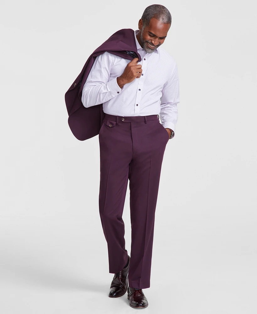 Tayion Collection Men's Classic-Fit Solid Suit Pants