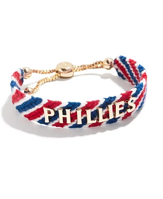 Women's Baublebar Philadelphia Phillies Woven Friendship Bracelet