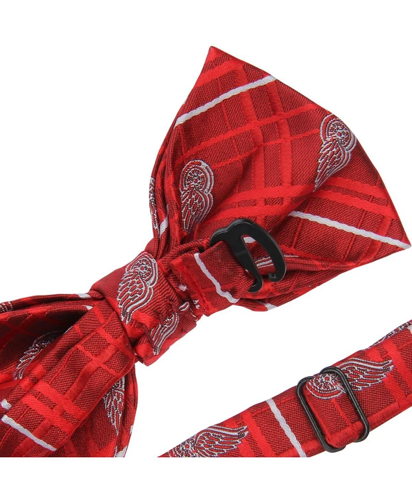 Men's Red Detroit Red Wings Oxford Bow Tie
